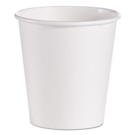 Dart 10 oz Single-Sided Poly Paper Hot Cups, White SCC510W